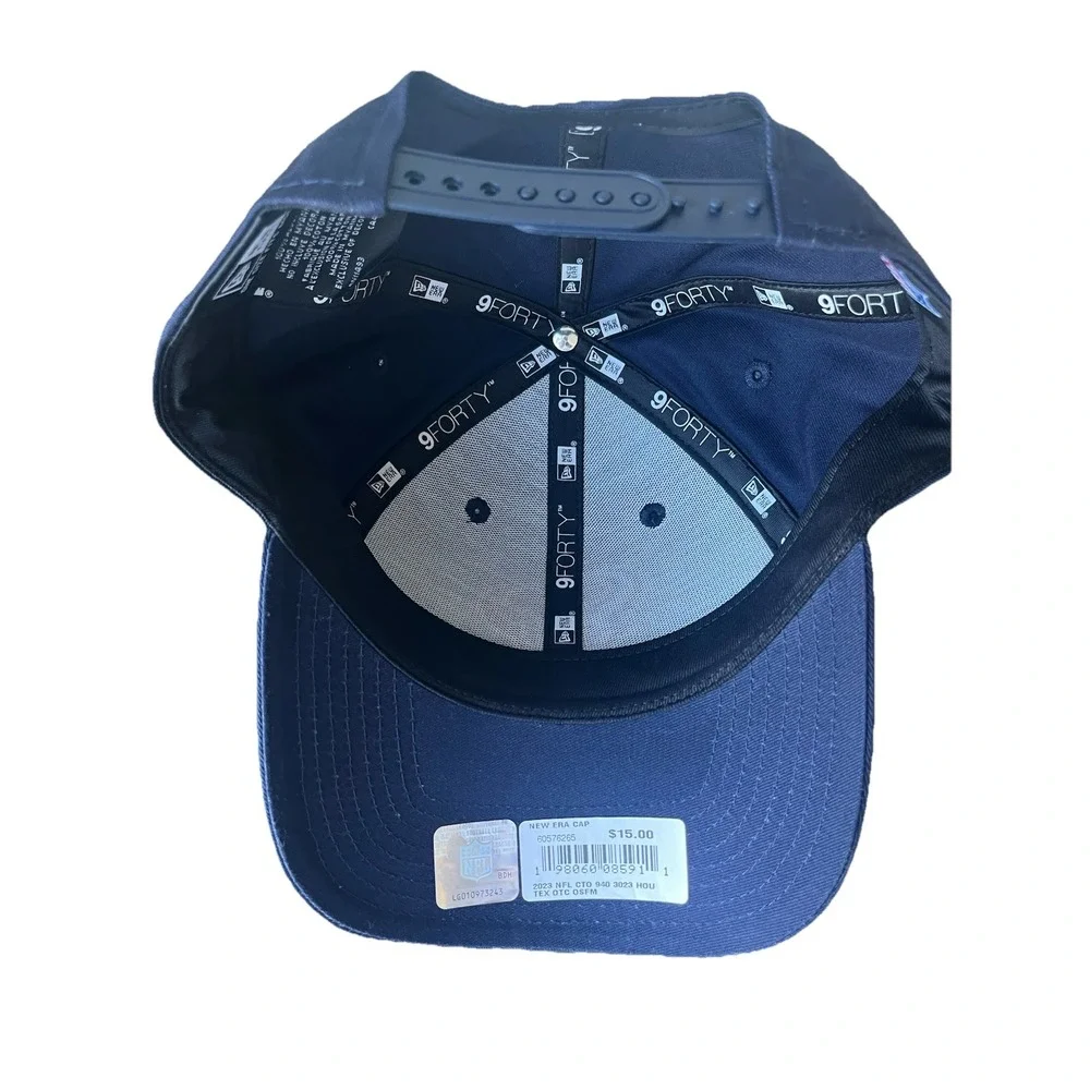 Houston Texans New Era 9Forty Navy Blue One Size Adjustable Snapback Hat Cap NWT